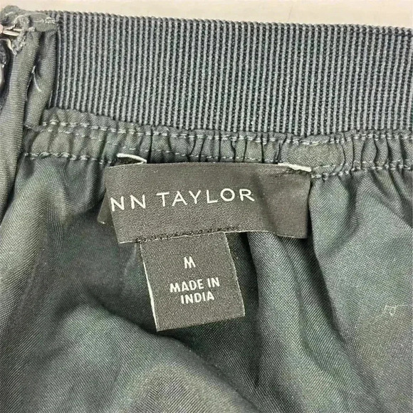 Ann Taylor Sequined Tulle Midi Skirt Black/Gray Silver Size M Party Cocktail - Picture 8 of 10